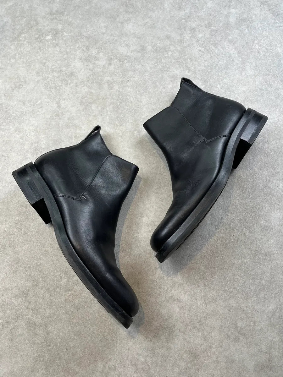 Gucci Black Leather Chelsea Boots dgOrQBa 1