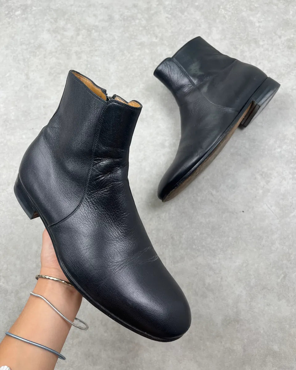 Gucci Black Leather Chelsea Boots FEVAqJl 0