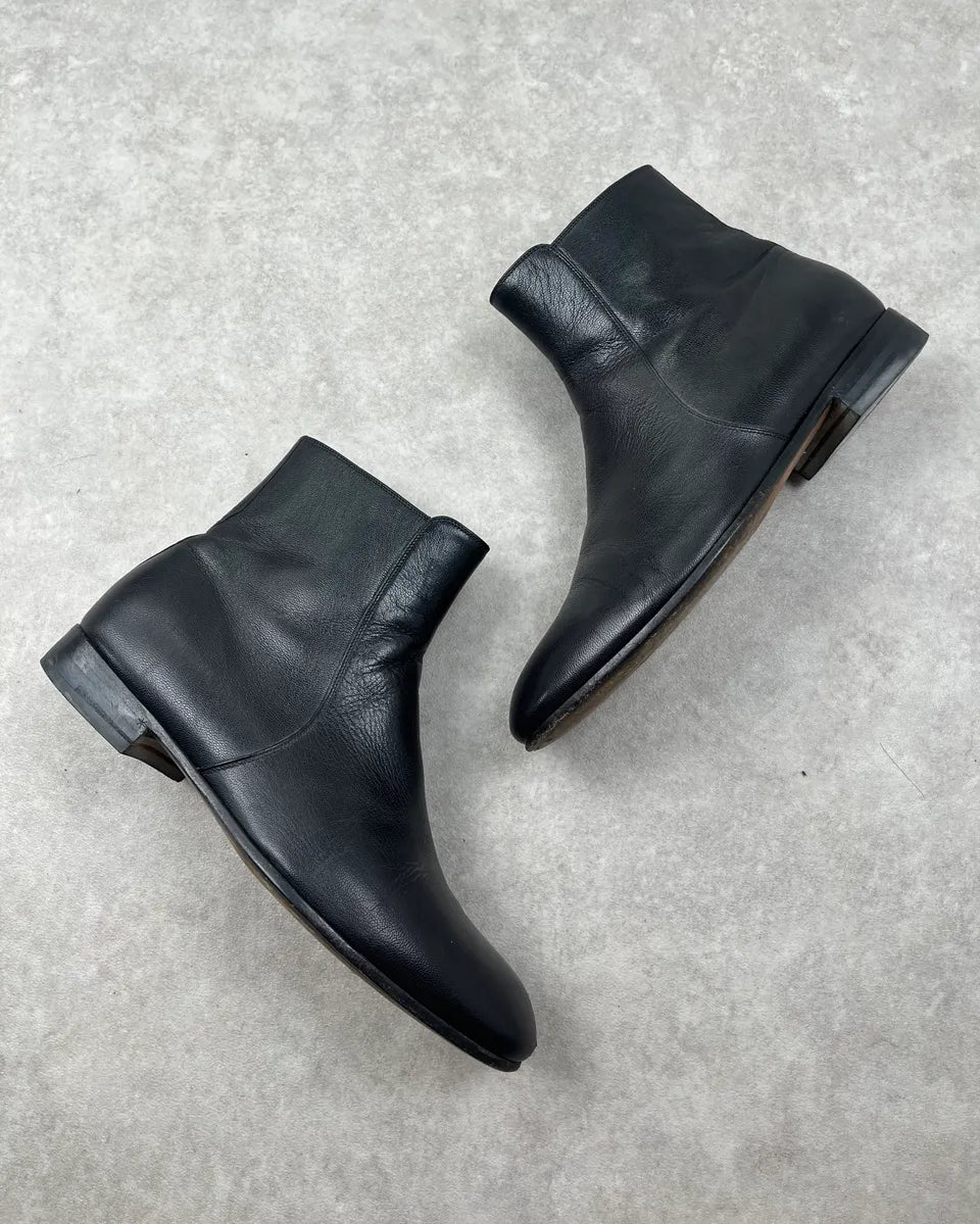 Gucci Black Leather Chelsea Boots FEVAqJl 1