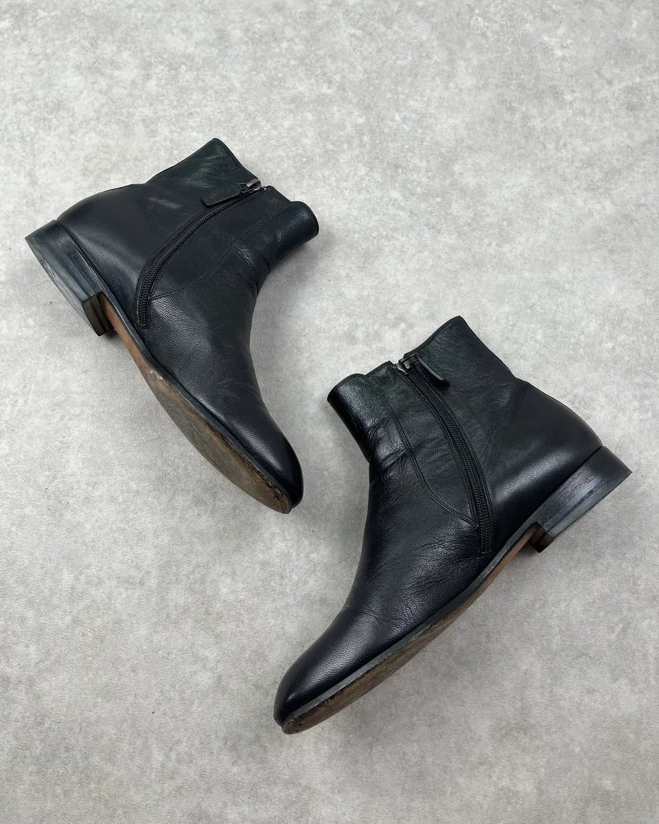 Gucci Black Leather Chelsea Boots FEVAqJl 2