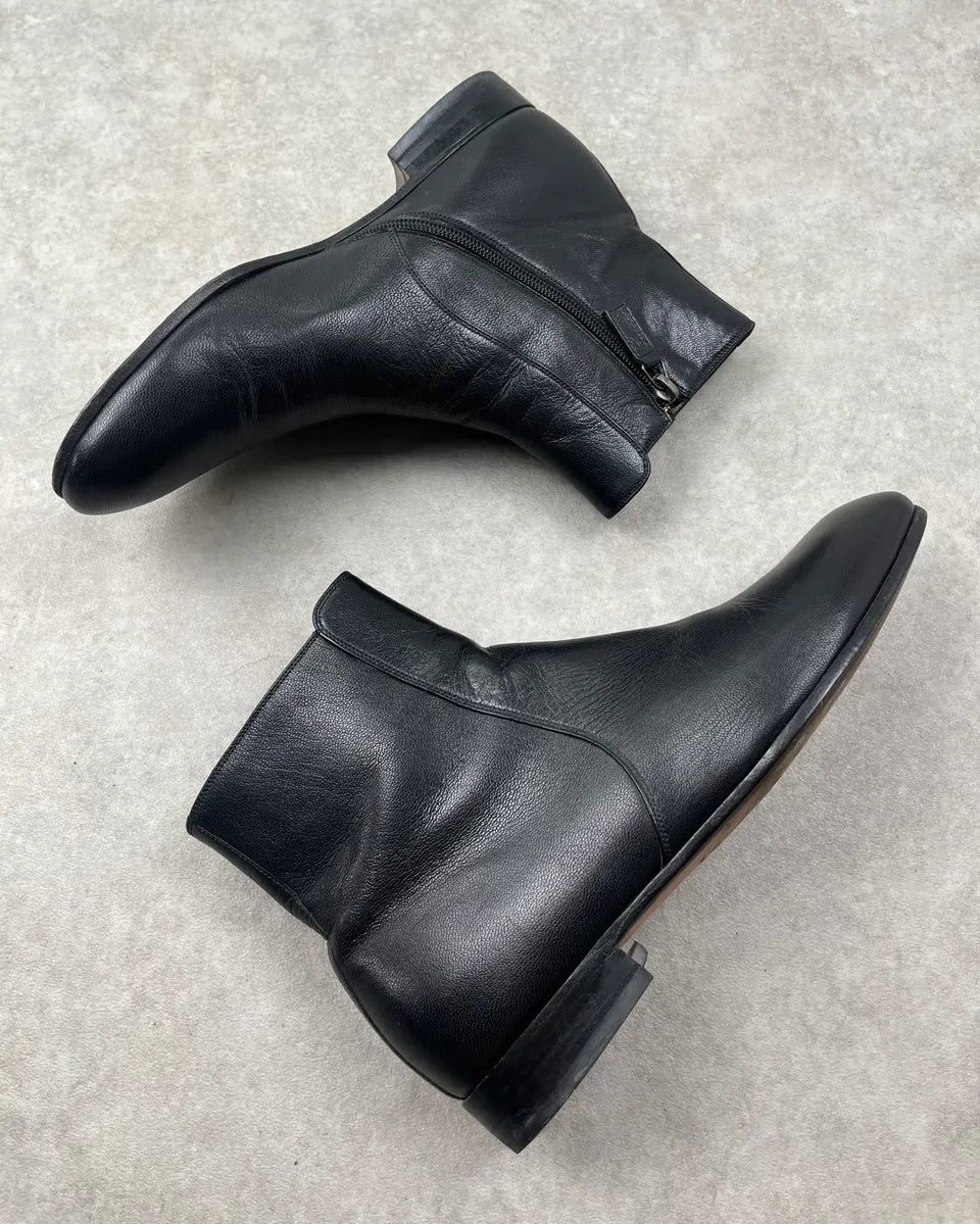 Gucci Black Leather Chelsea Boots FEVAqJl 3