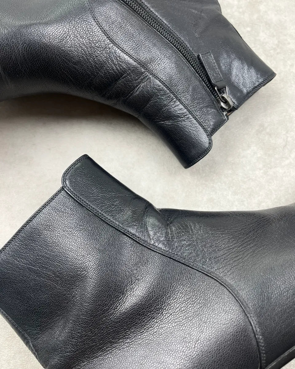Gucci Black Leather Chelsea Boots FEVAqJl 4