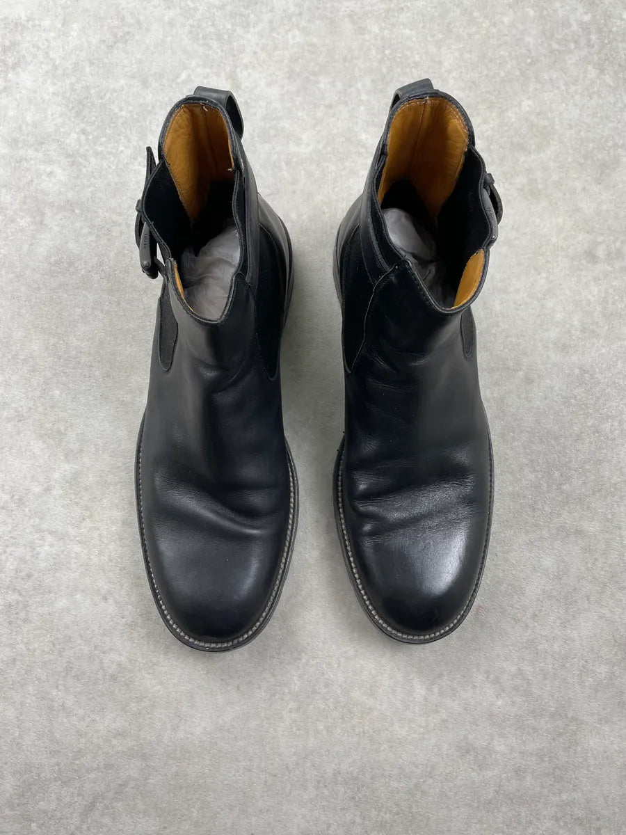 Gucci Black Leather Chelsea Boots HYvaPUo 1