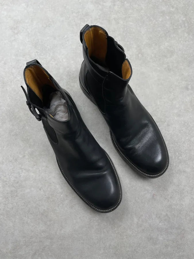 Gucci Black Leather Chelsea Boots HYvaPUo 2