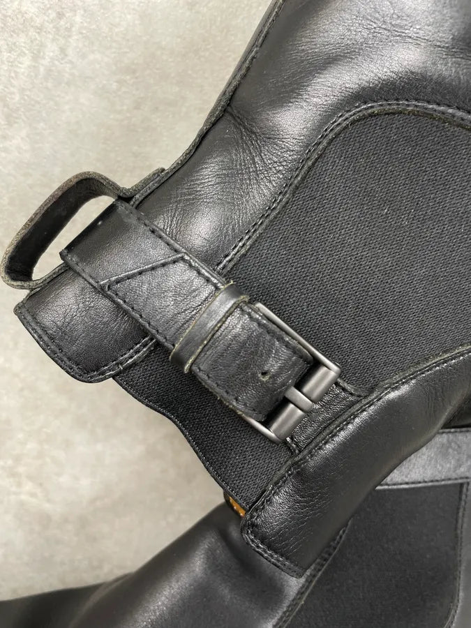 Gucci Black Leather Chelsea Boots HYvaPUo 5