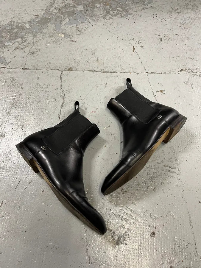 Gucci Black Leather Chelsea Boots LgyCTkA 1