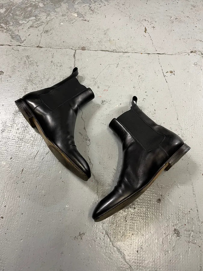 Gucci Black Leather Chelsea Boots LgyCTkA 2