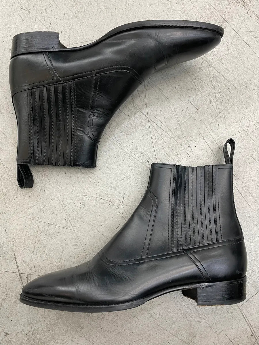 Gucci Black Leather Chelsea Boots LKtZuyH 2