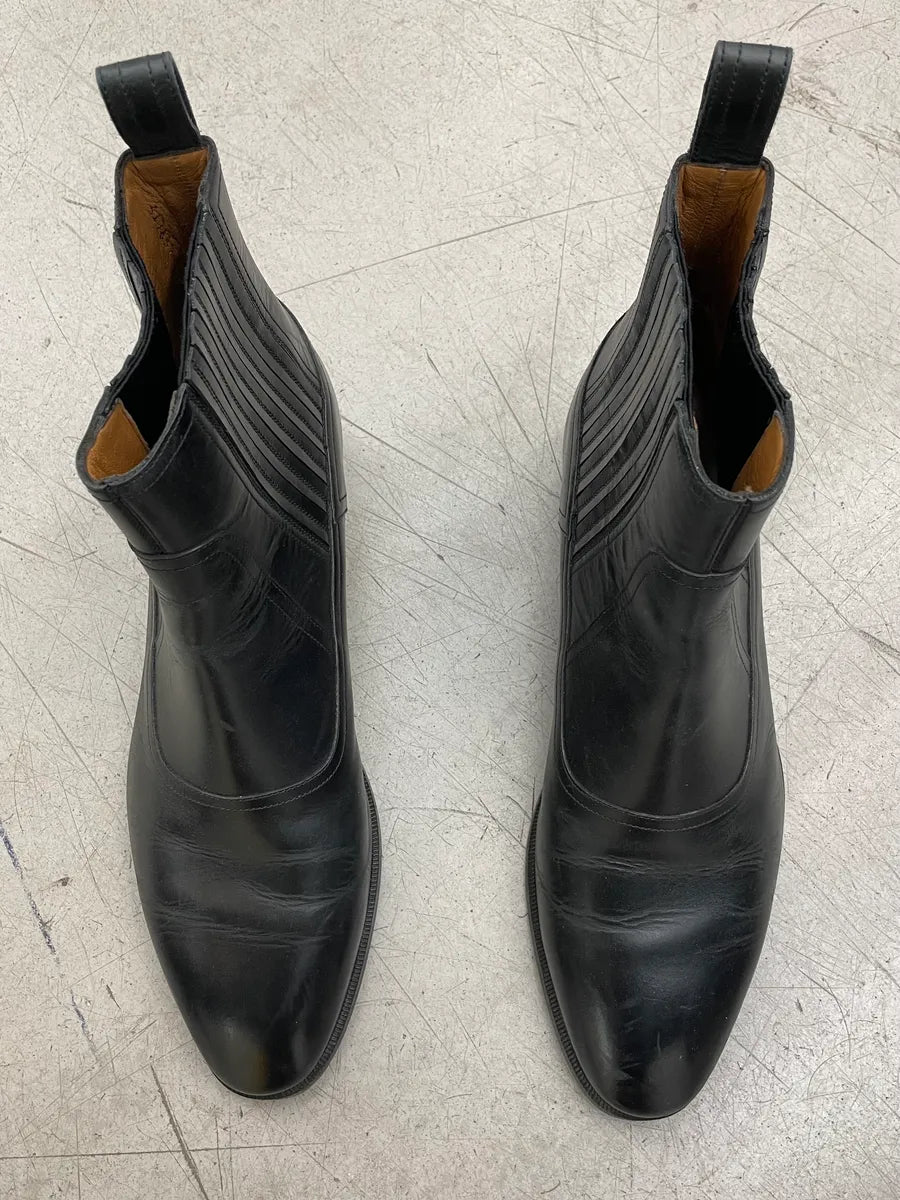 Gucci Black Leather Chelsea Boots LKtZuyH 1
