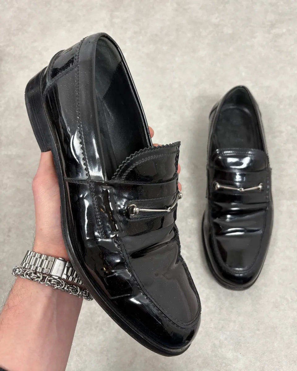 Gucci Black Leather Classy Loafers mECswvm 0