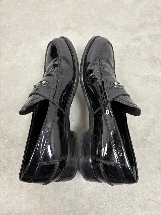 Gucci Black Leather Classy Loafers mECswvm 2