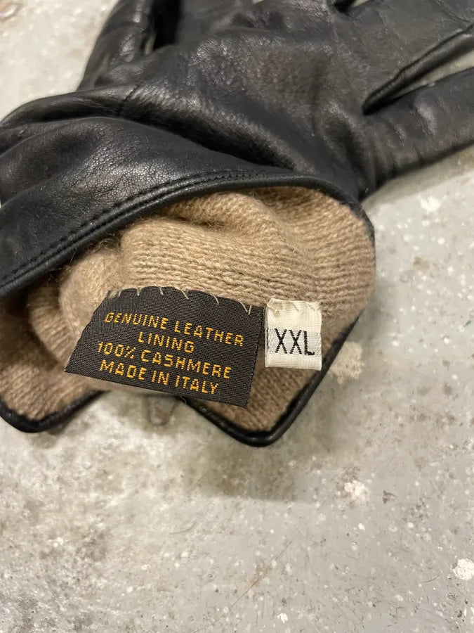 Gucci Black Leather Gloves RQfpLhO 8