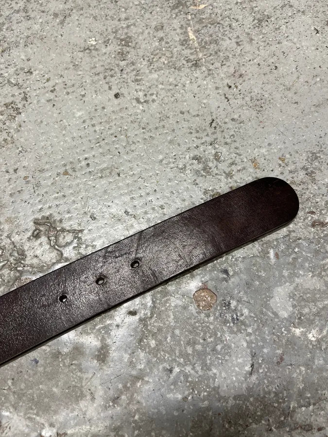 Gucci Black Leather Gold Human Heart Buckle Belt ZqpDtot 5