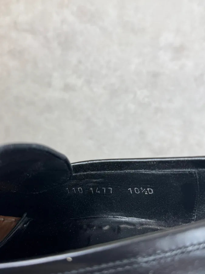 2000s Gucci Black Leather Horsebit Loafer Shoes by Tom Ford GFzWZrE 8