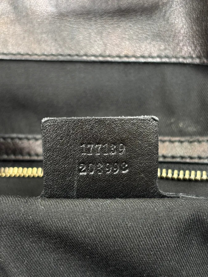 2000s Gucci Black Leather Indy Hobo Shoulder Bag by Frida Giannini CQSvbIb 18