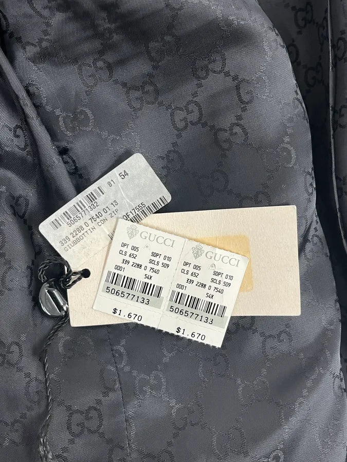 2010s Gucci Premium Black Zip-up Leather Jacket abVQgpB 10
