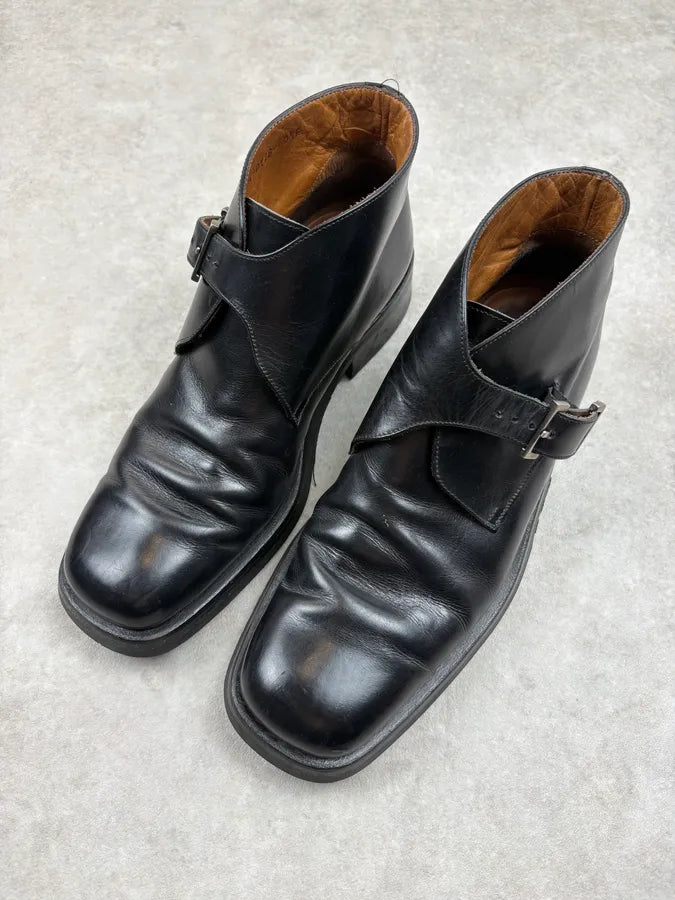Gucci Black Leather Loafers OhmrZUY 2
