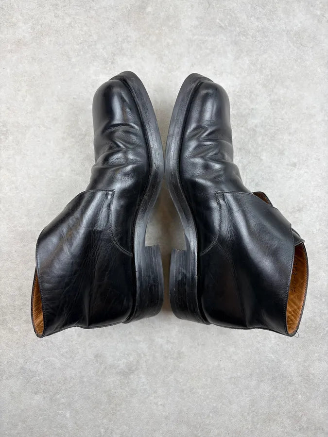 Gucci Black Leather Loafers OhmrZUY 4