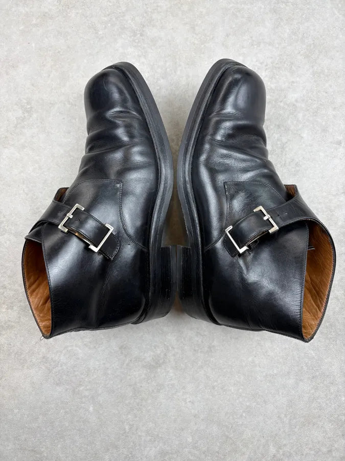 Gucci Black Leather Loafers OhmrZUY 5