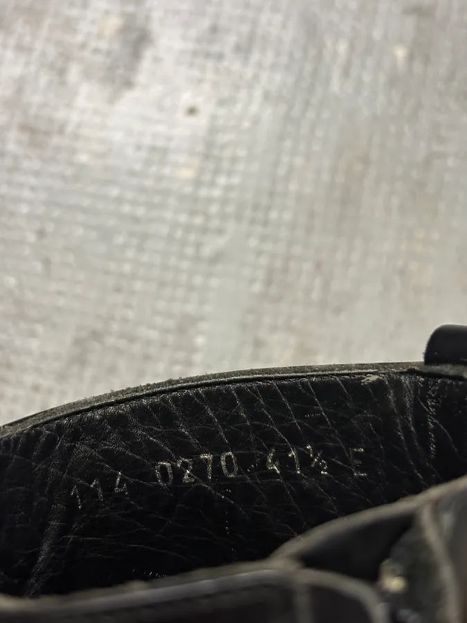 Gucci Black Leather Classy Signature Boots fizZvIl 8