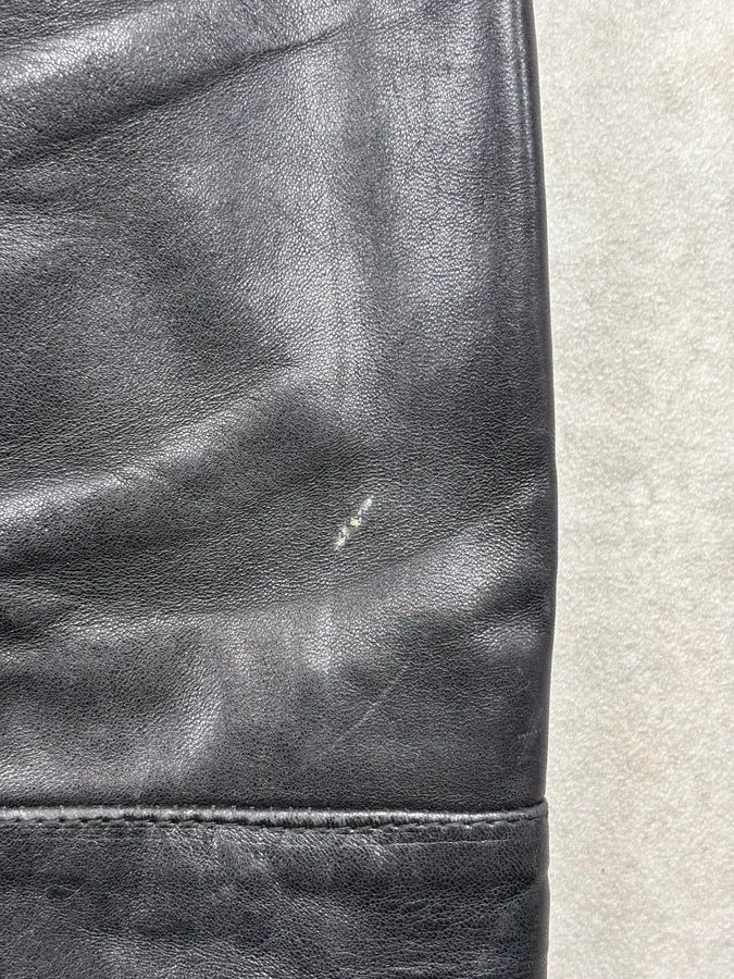 1990s Gucci Black Premium Leather Jacket by Tom Ford jgiHmBc 7