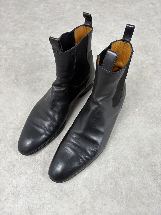 Gucci Black Leather Minimalist Premium Boots imZBIyr 2