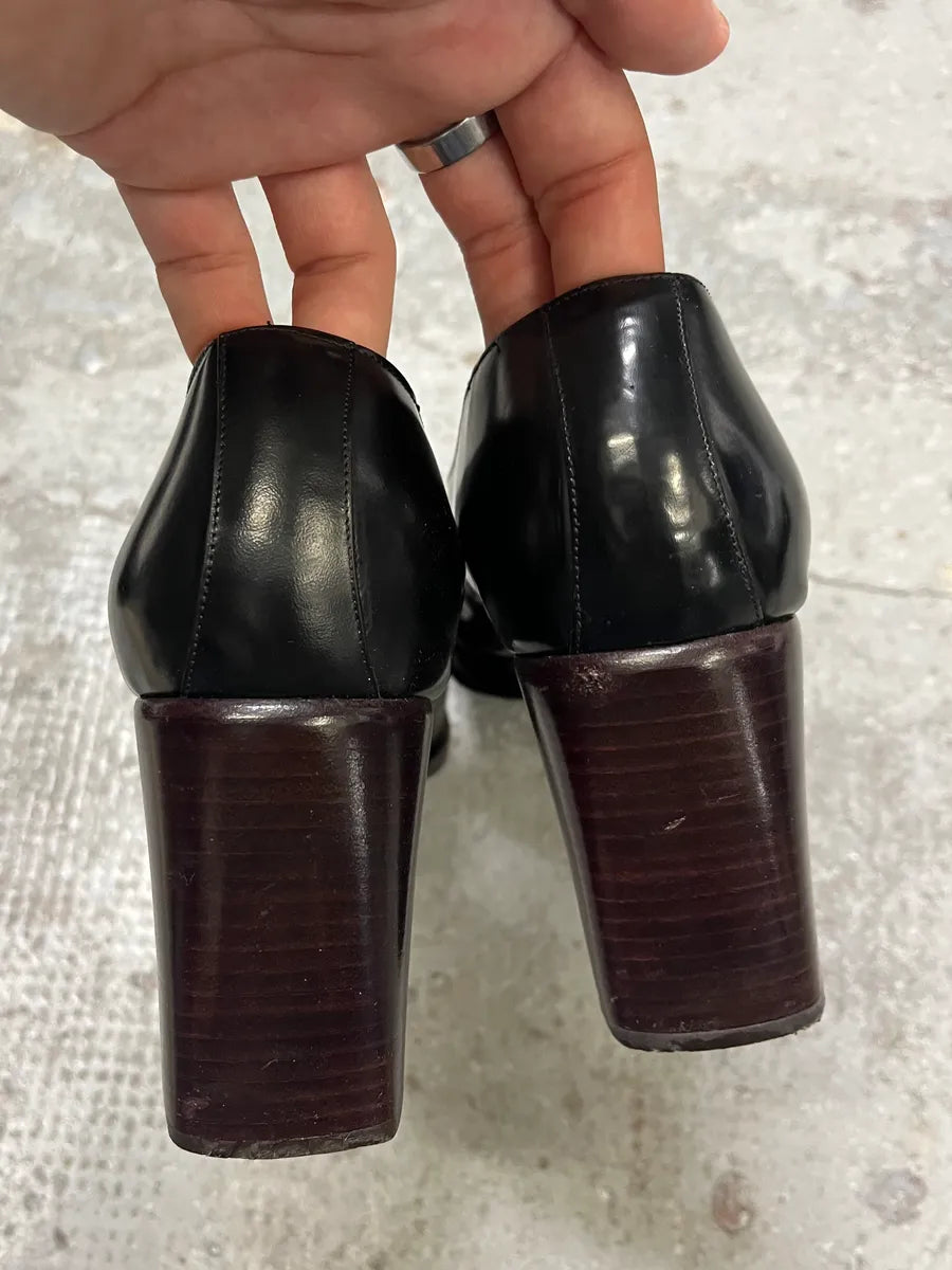 Gucci Black Leather Pumps Heels (39eu/us6.5) mgDwLNu 7