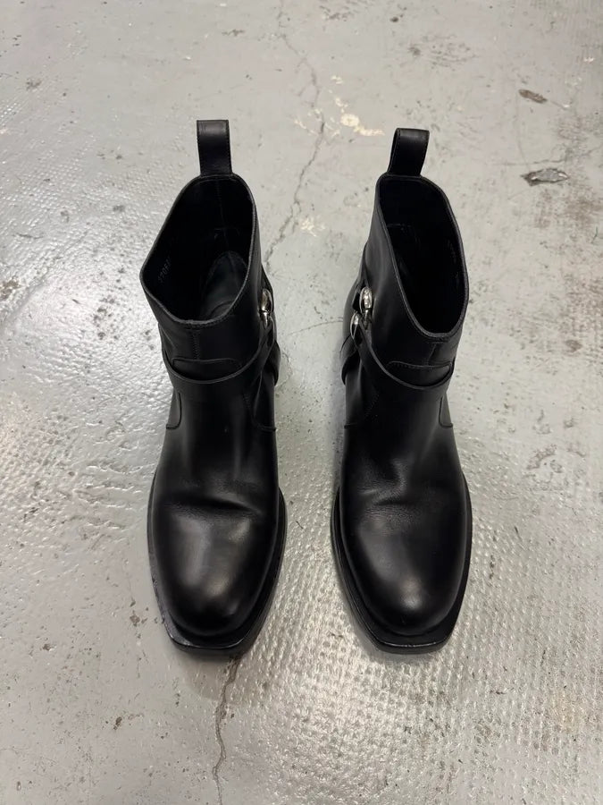 Gucci Black Leather Signature Boots wxEUbNg 2