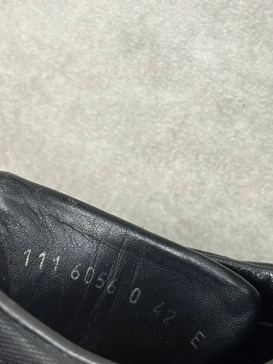 Gucci Black Leather Velcro Strap Sneakers XeogmEy 9