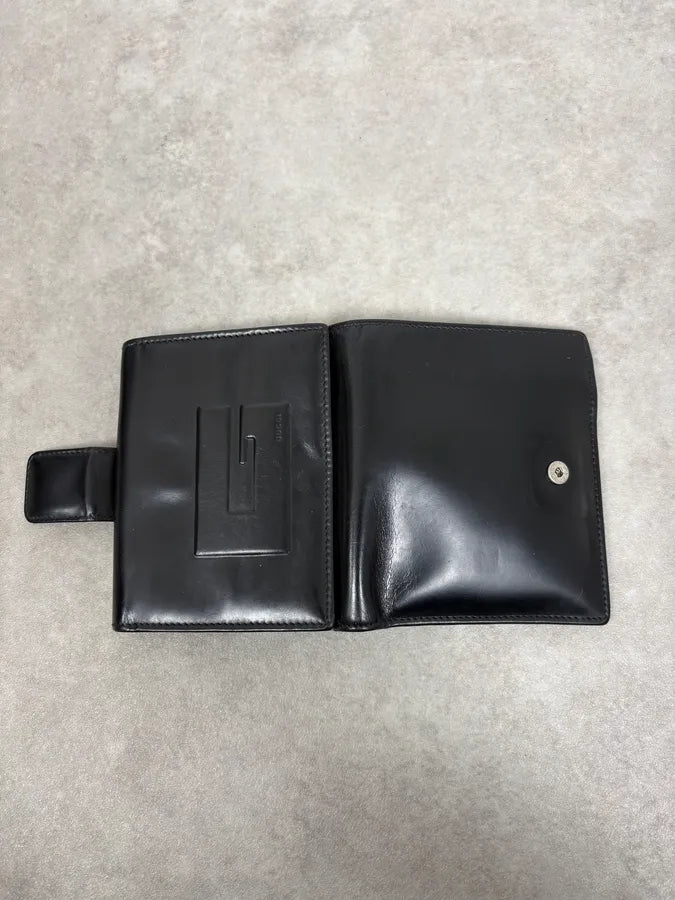 AW2000 Gucci Black Logo Leather Wallet by Tom Ford eTSAScM 3