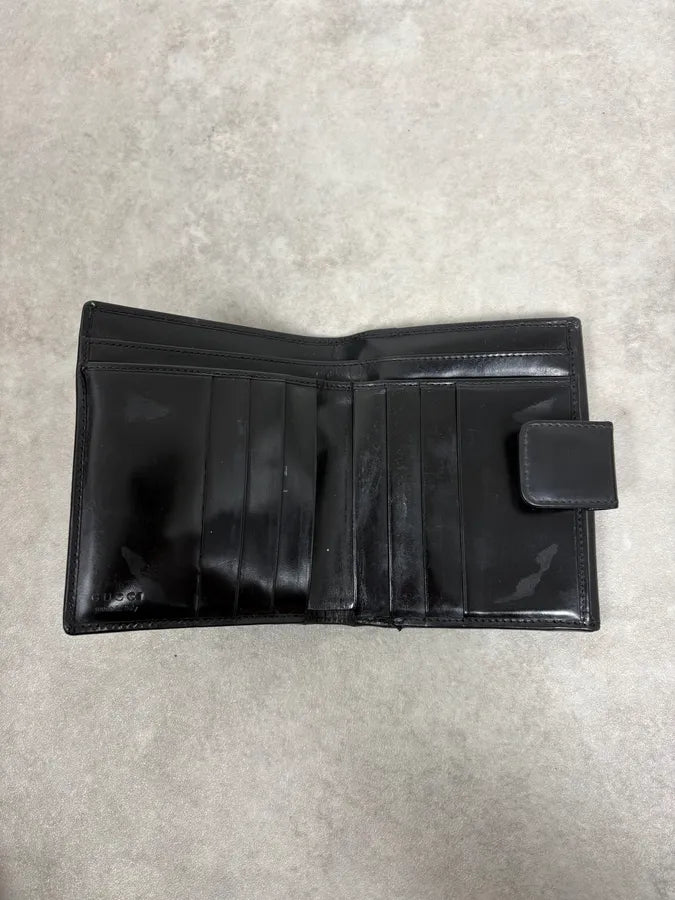 AW2000 Gucci Black Logo Leather Wallet by Tom Ford eTSAScM 2