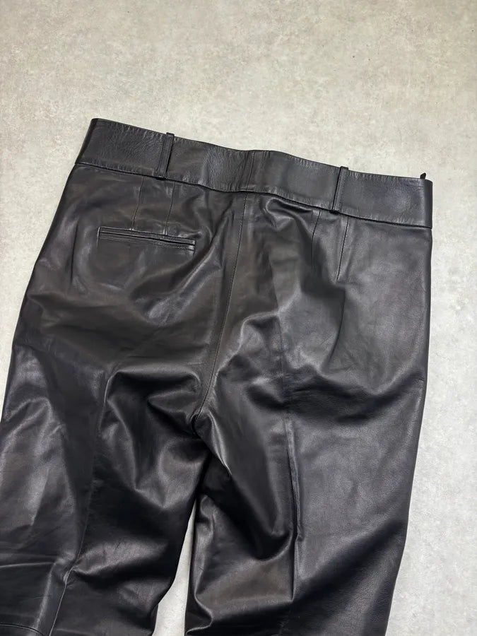 2000s Gucci Black Leather Pants by Tom Ford YLCSUIL 6