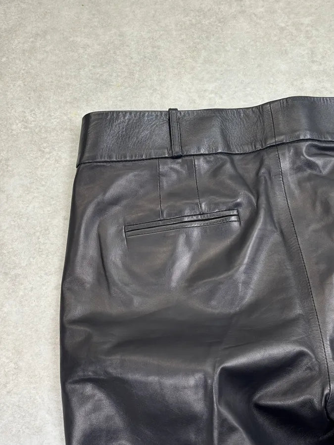 2000s Gucci Black Leather Pants by Tom Ford YLCSUIL 7