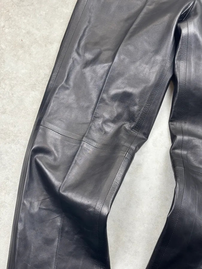 2000s Gucci Black Leather Pants by Tom Ford YLCSUIL 9