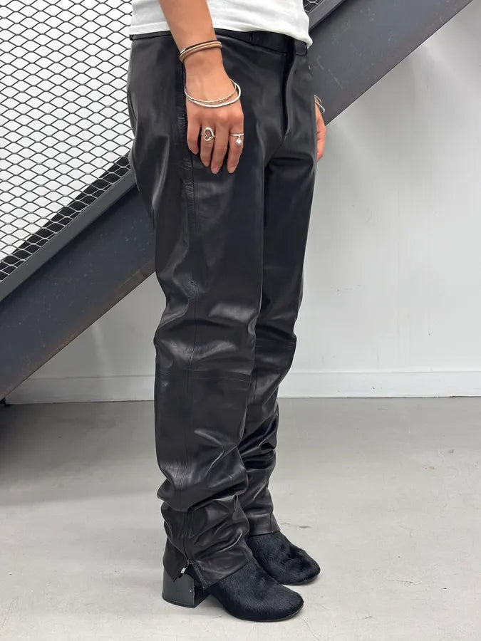 2000s Gucci Black Leather Pants by Tom Ford YLCSUIL 2