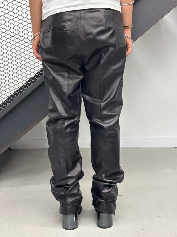 2000s Gucci Black Leather Pants by Tom Ford YLCSUIL 3
