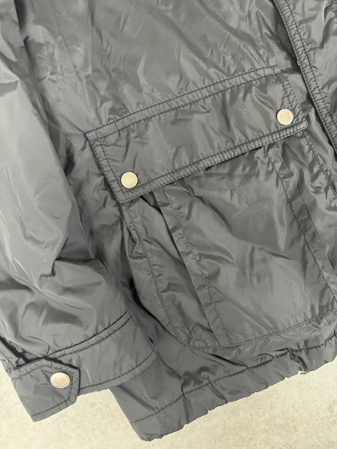 AW2013 Gucci Black Long Windbreaker Hooded Jacket zwryTrB 11