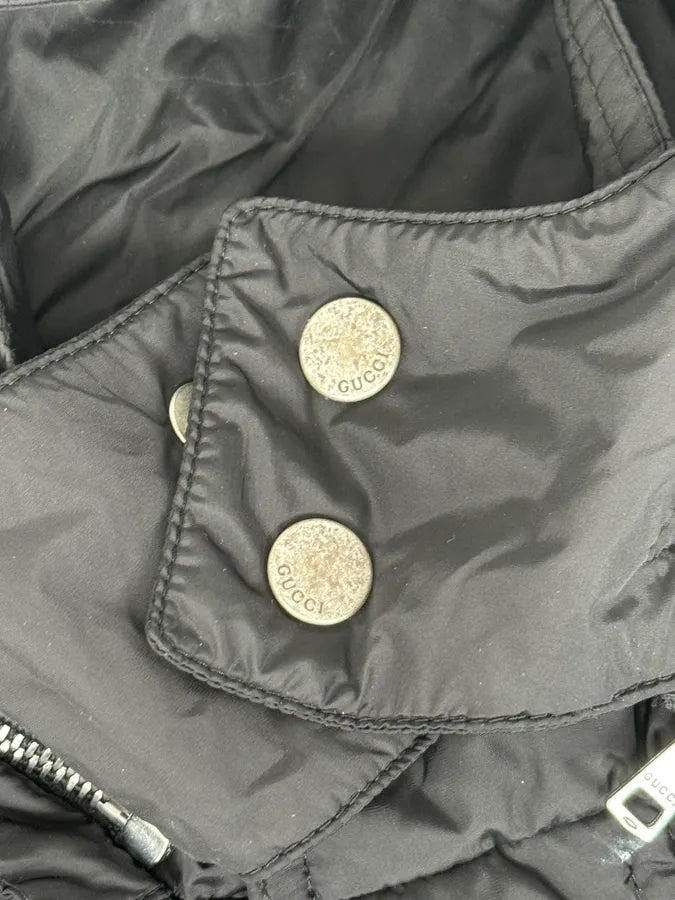 AW2013 Gucci Black Long Windbreaker Hooded Jacket zwryTrB 9