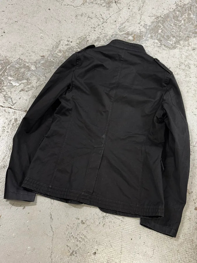 2000s Gucci Black Military Officer Classy Jacket kzoYhdO 5
