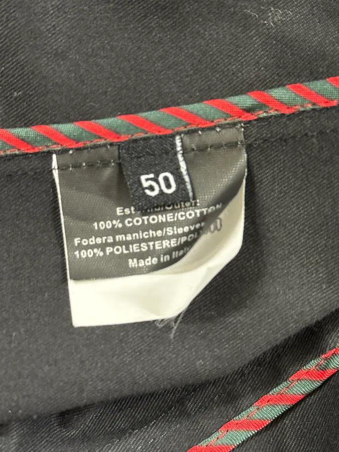 2000s Gucci Black Military Officer Classy Jacket kzoYhdO 11