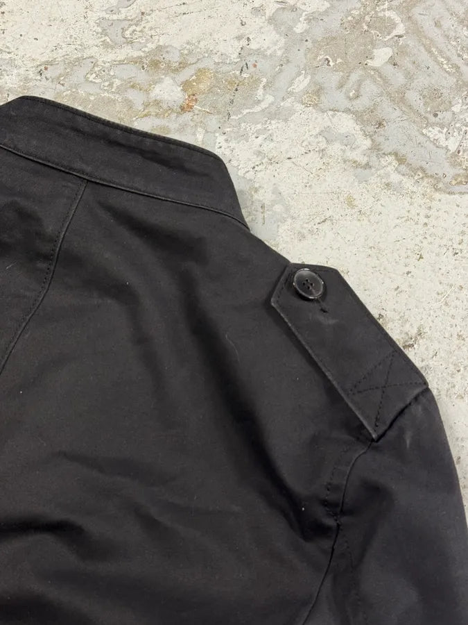 2000s Gucci Black Military Officer Classy Jacket kzoYhdO 9