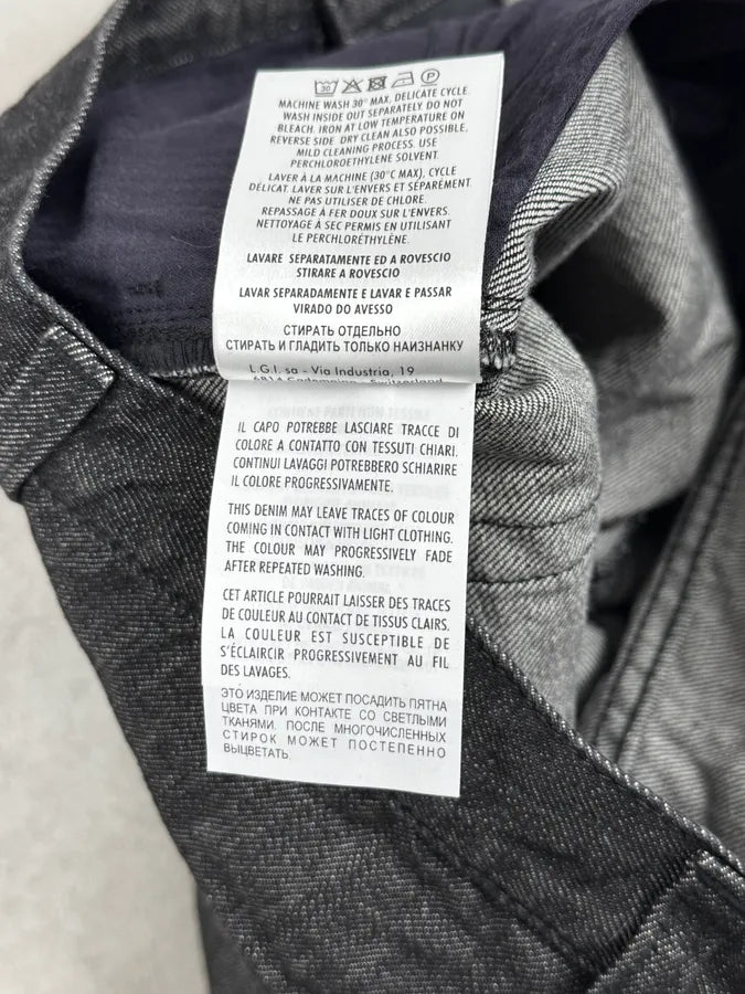 2010s Gucci Black Brut Denim Jeans by Frida Giannini MyXZJYX 13