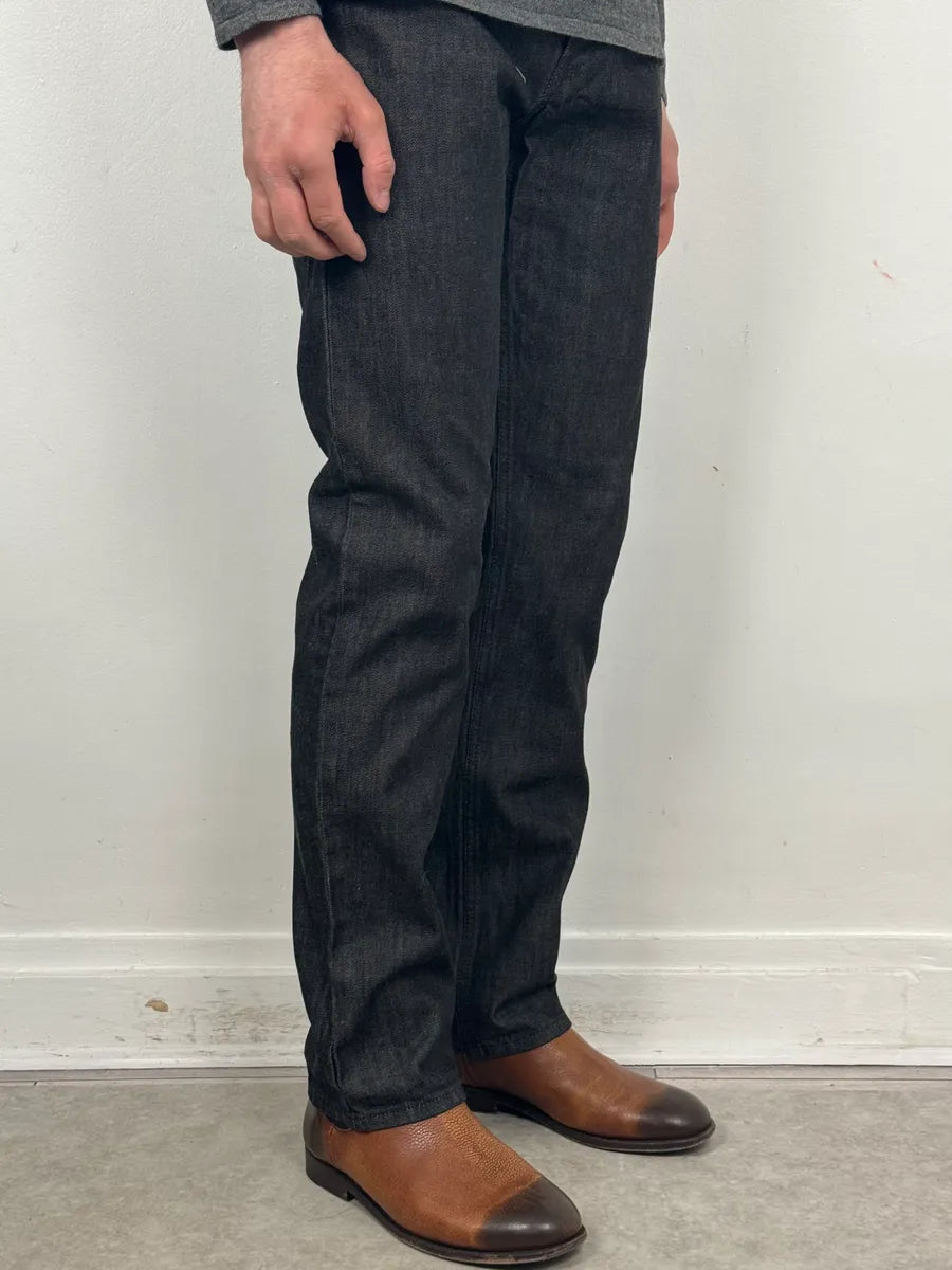2010s Gucci Black Brut Denim Jeans by Frida Giannini MyXZJYX 2