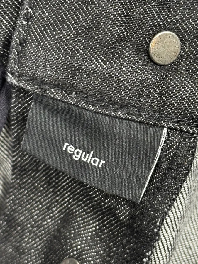 2010s Gucci Black Brut Denim Jeans by Frida Giannini MyXZJYX 11