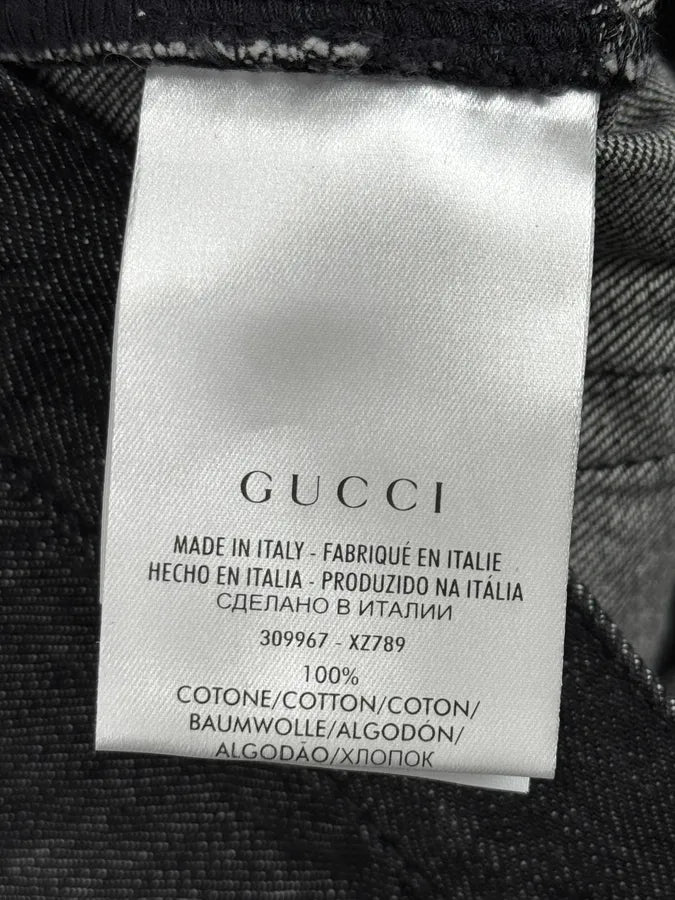 2010s Gucci Black Brut Denim Jeans by Frida Giannini MyXZJYX 12