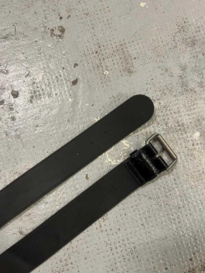 Gucci Black Minimalist Leather Belt scrgtXe 4
