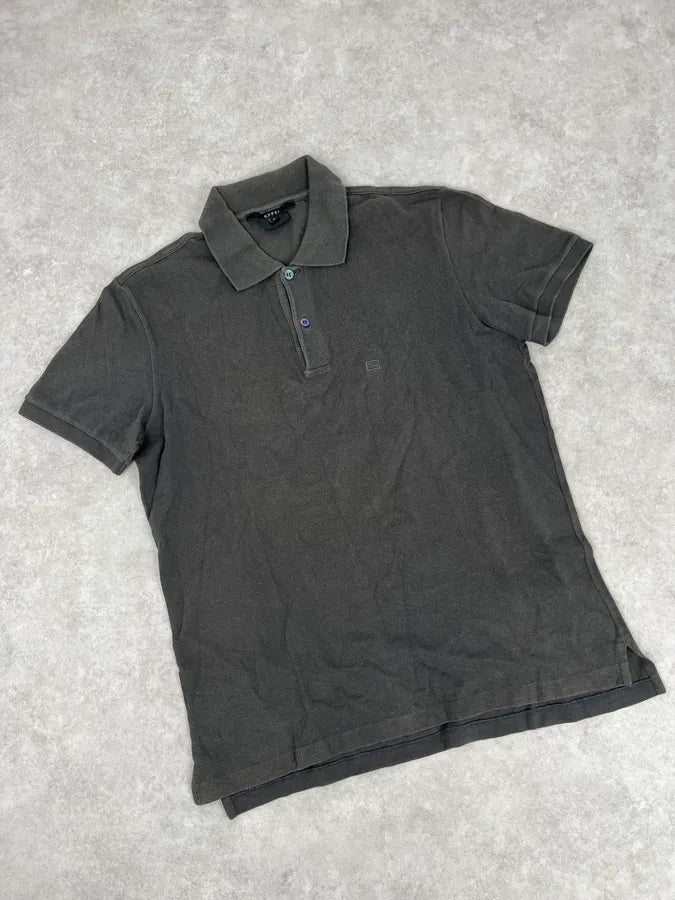 Gucci Grey Minimalist Polo Shirt URqLkhF 4