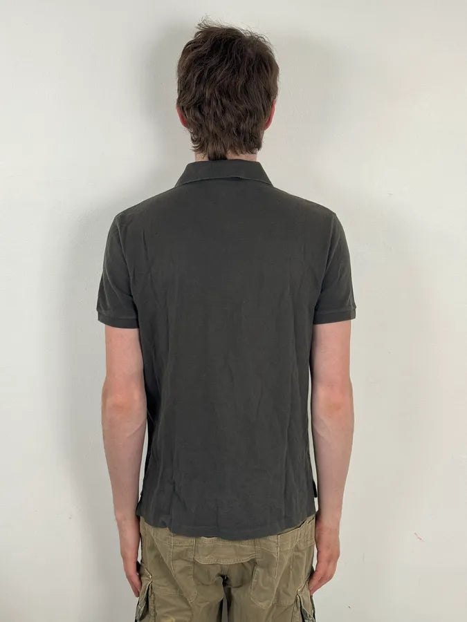 Gucci Grey Minimalist Polo Shirt URqLkhF 2