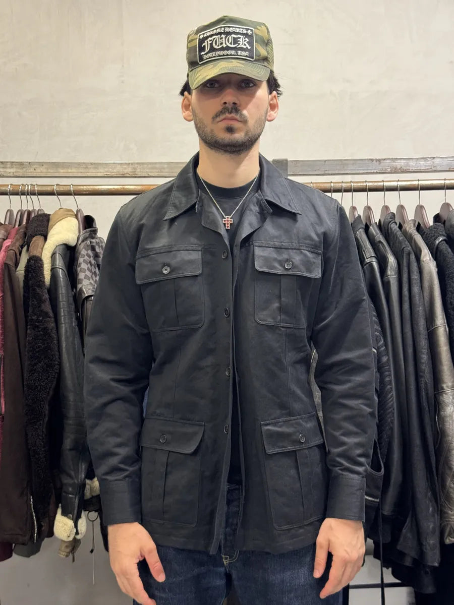 Gucci Black Multi Pockets Over Shirt Jacket BiMZQWm 1