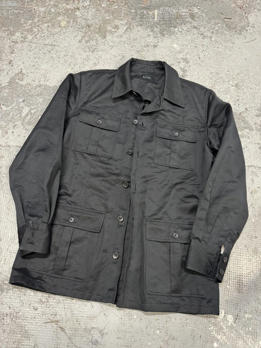 Gucci Black Multi Pockets Over Shirt Jacket BiMZQWm 9